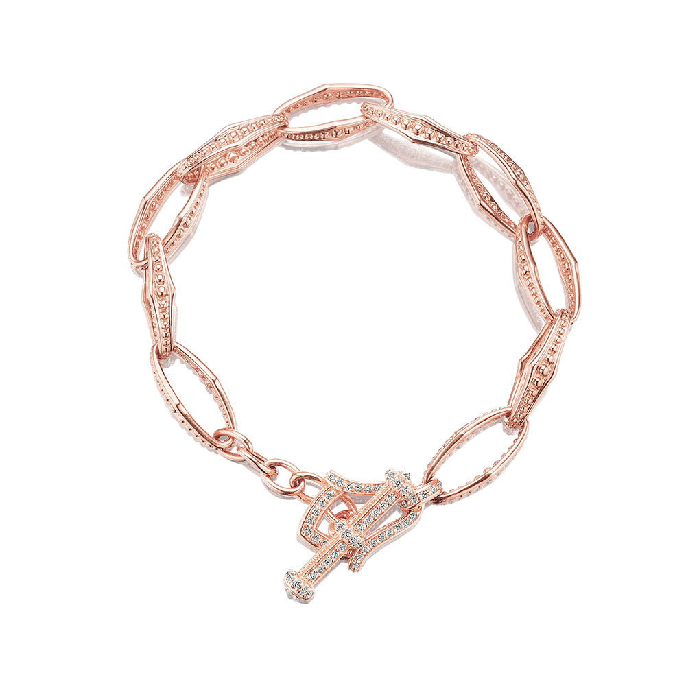 Rosecliffe Bracelet With Diamond Toggle