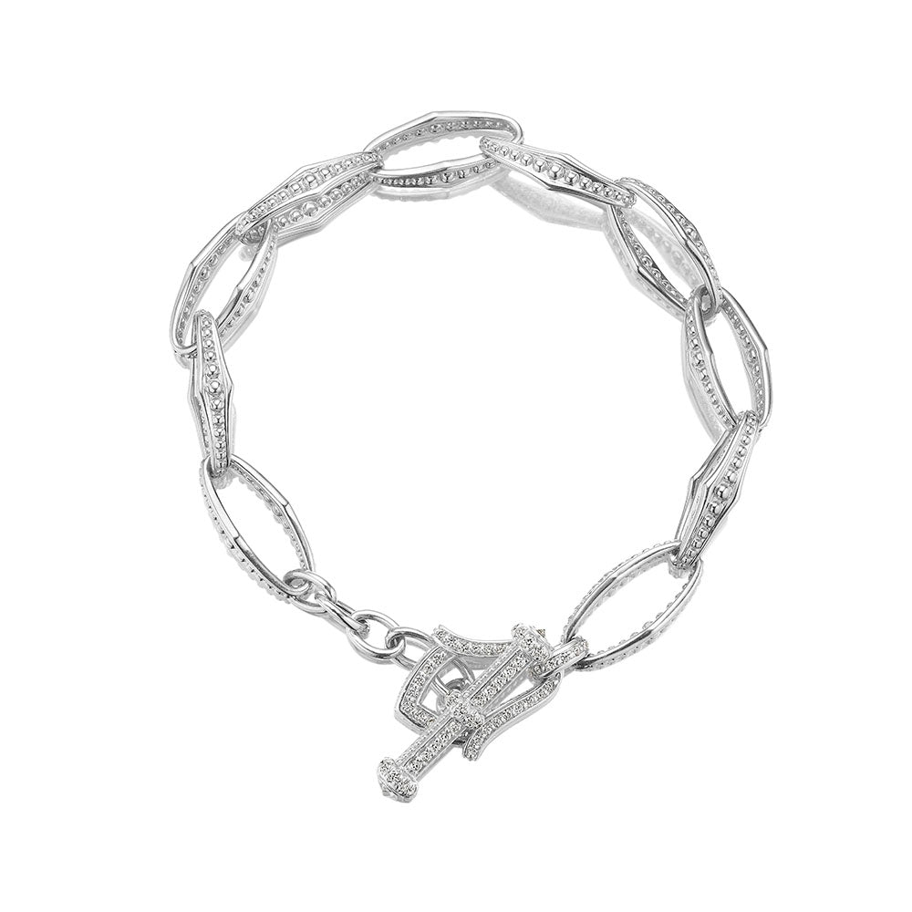 Rosecliffe Bracelet With Diamond Toggle
