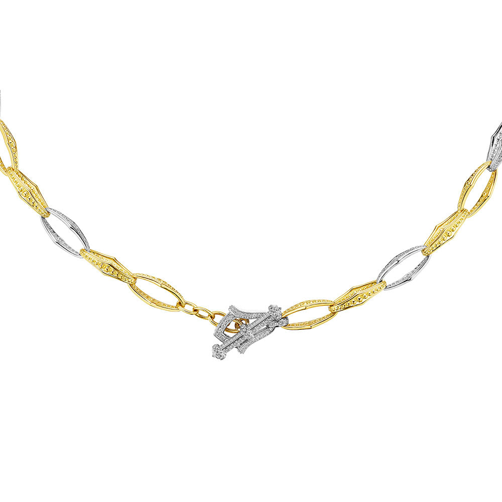 Rosecliffe Diamond Link 18" Necklace