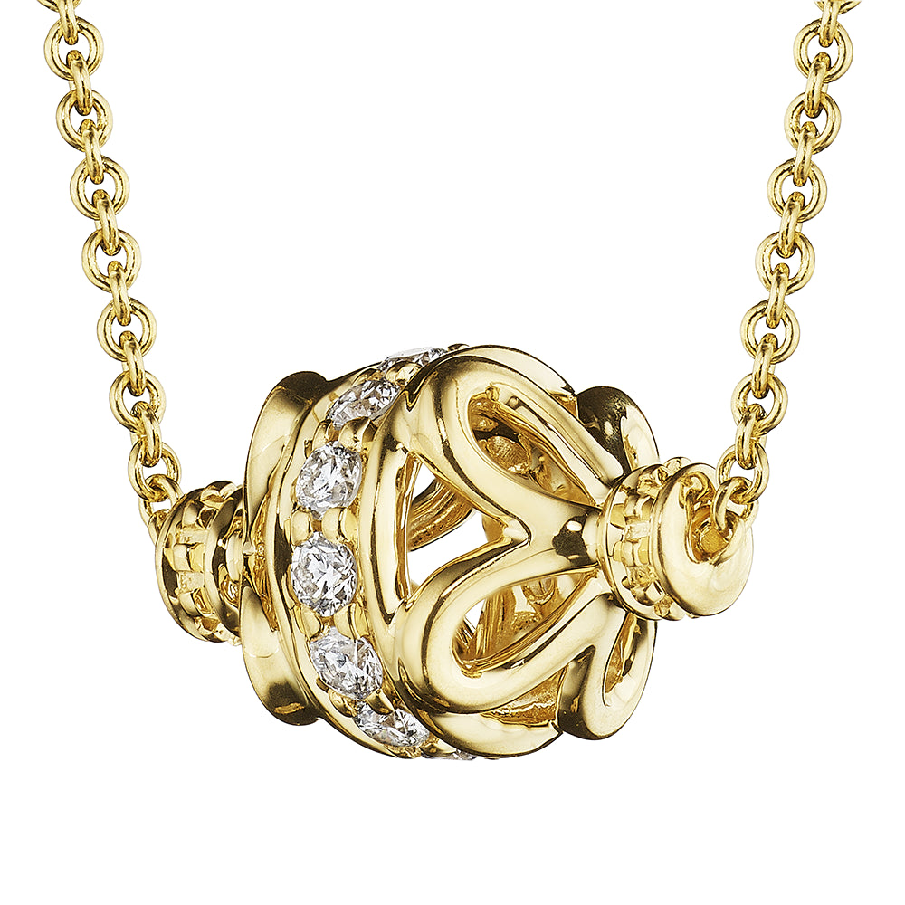 Tiara Diamond Rondelle Necklace