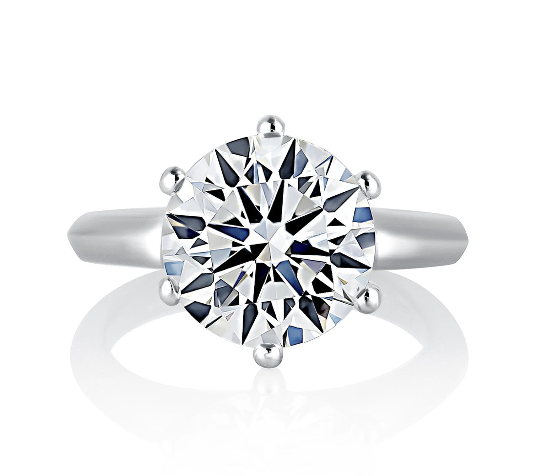 Classic 6 Prong Solitaire Engagement Ring