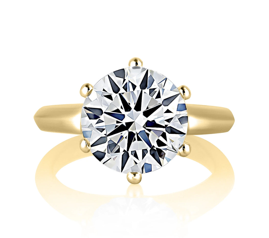 Classic 6 Prong Solitaire Engagement Ring