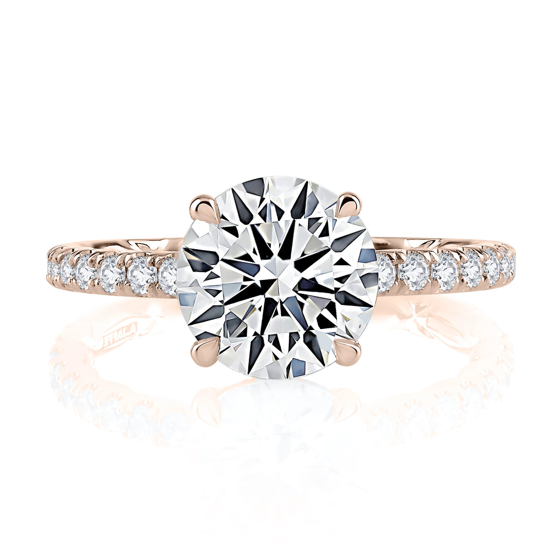 Statement Round Quilts® Engagement Ring