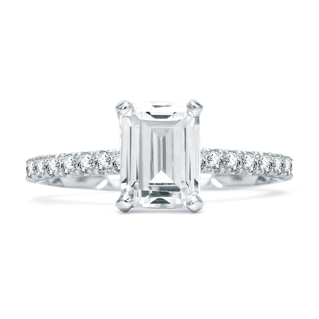 Statement Round Quilts® Engagement Ring