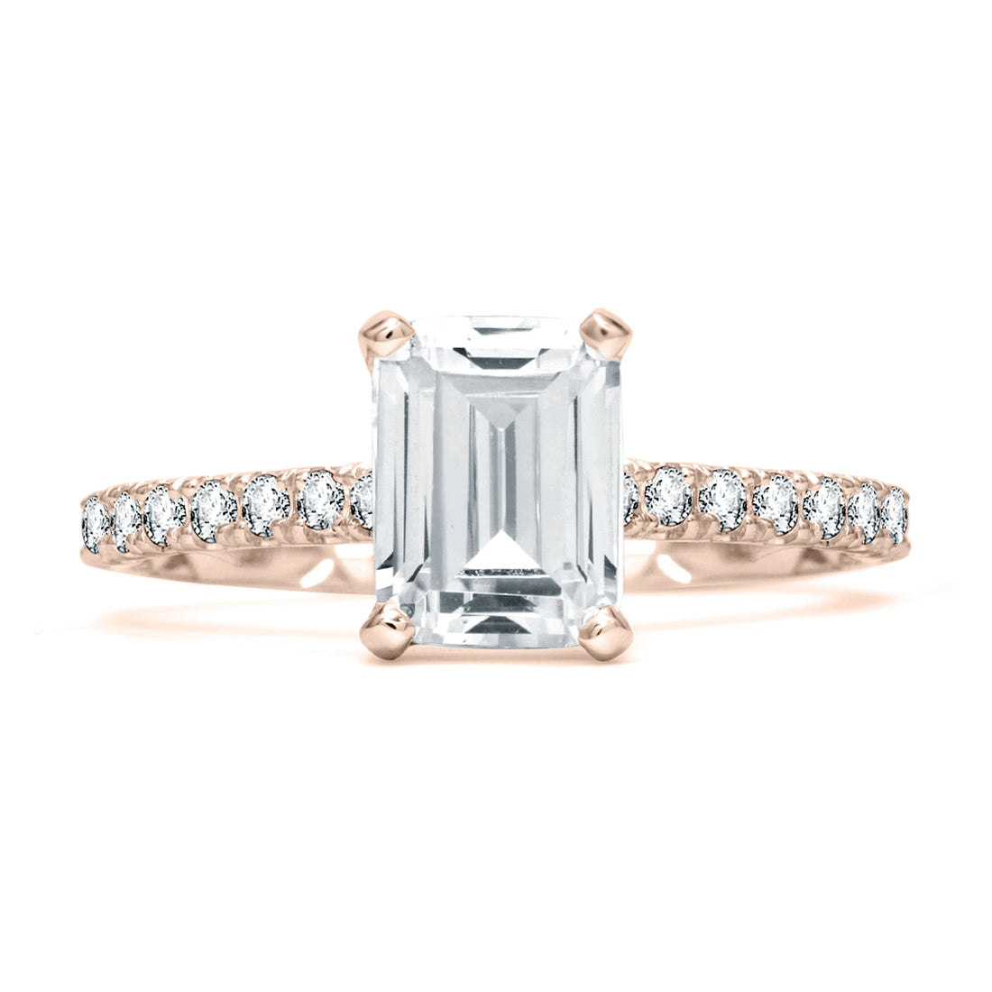 Statement Round Quilts® Engagement Ring