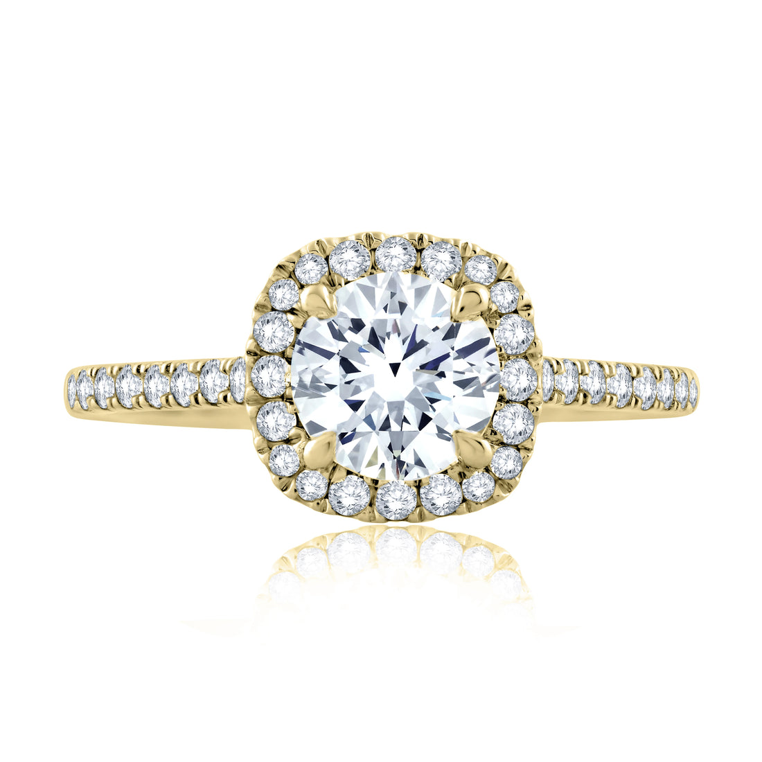 Engagement Ring with Quilts® Interior