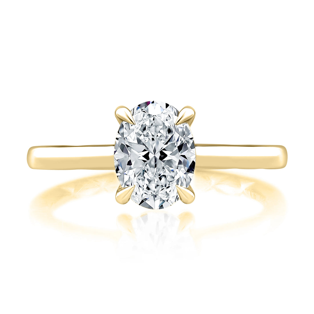 Solitaire Diamond Engagement Ring