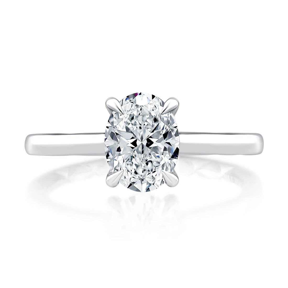 Solitaire Diamond Engagement Ring