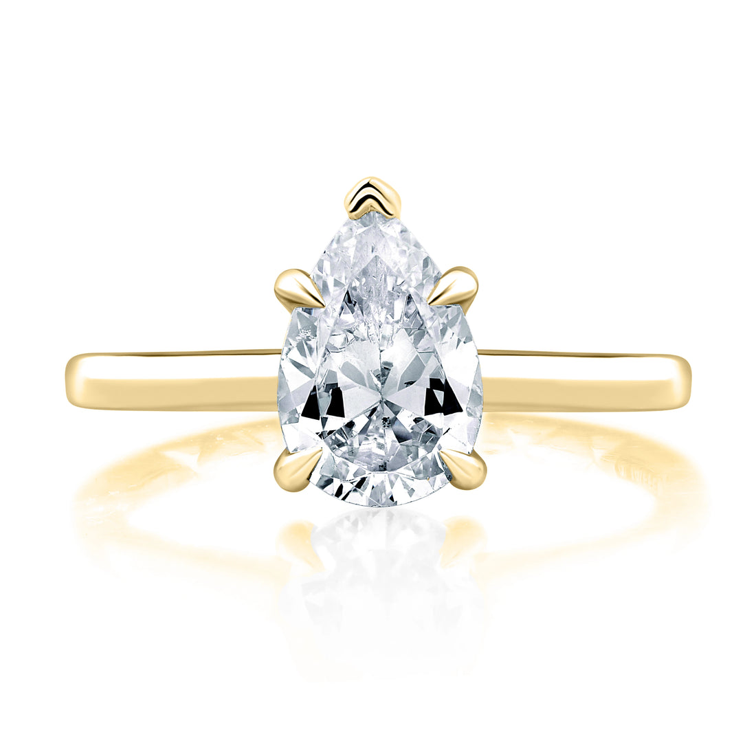 Solitaire Diamond Engagement Ring
