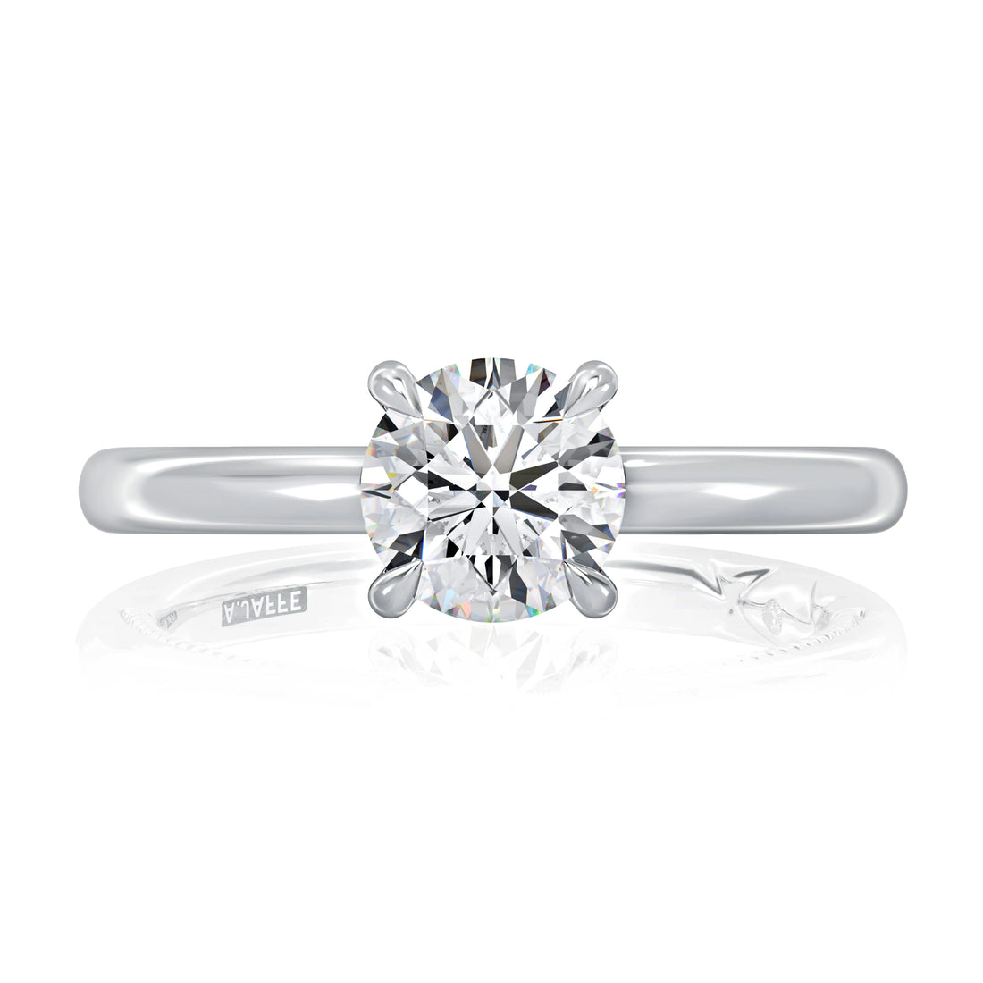 Round Solitaire Diamond Engagement Ring