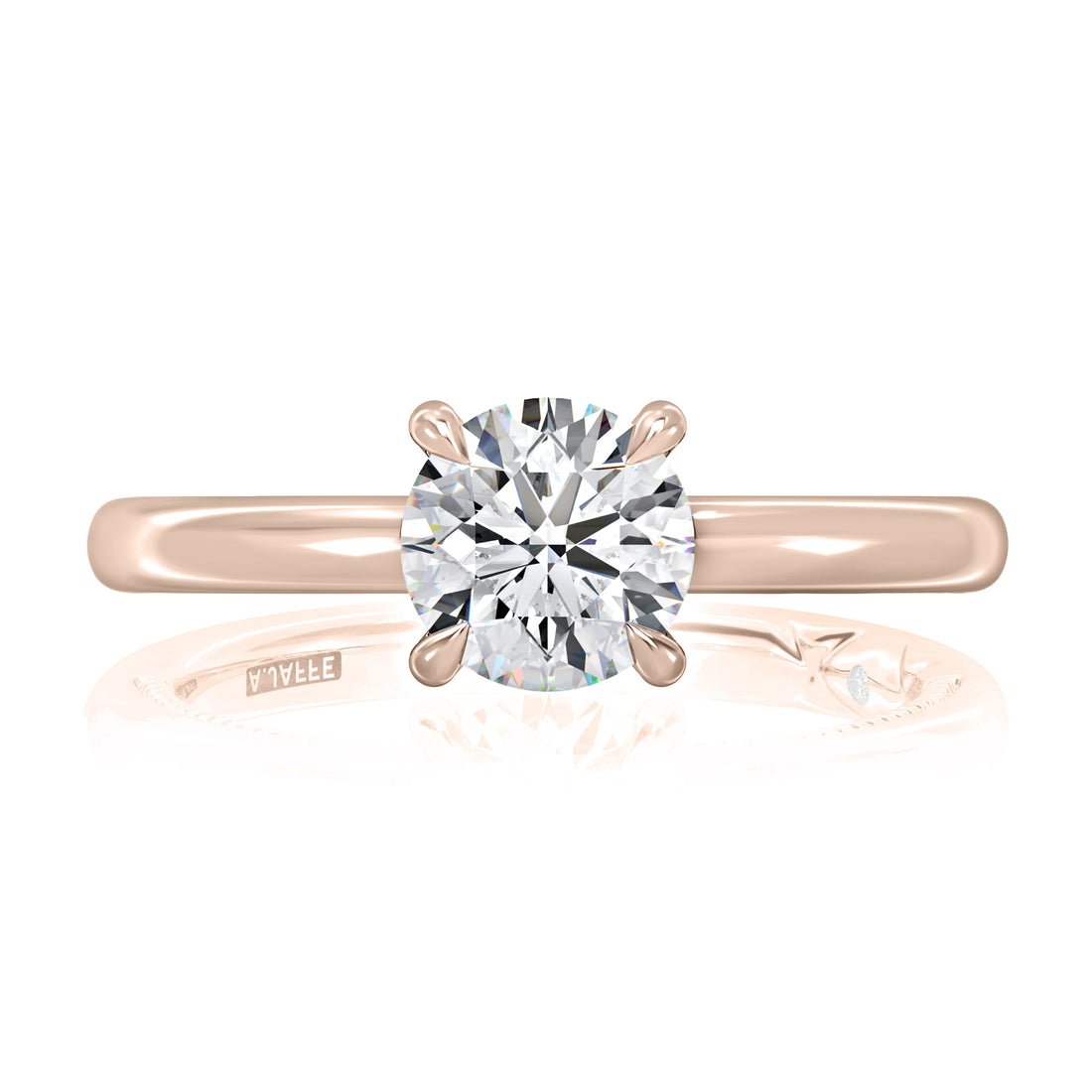 Round Solitaire Diamond Engagement Ring