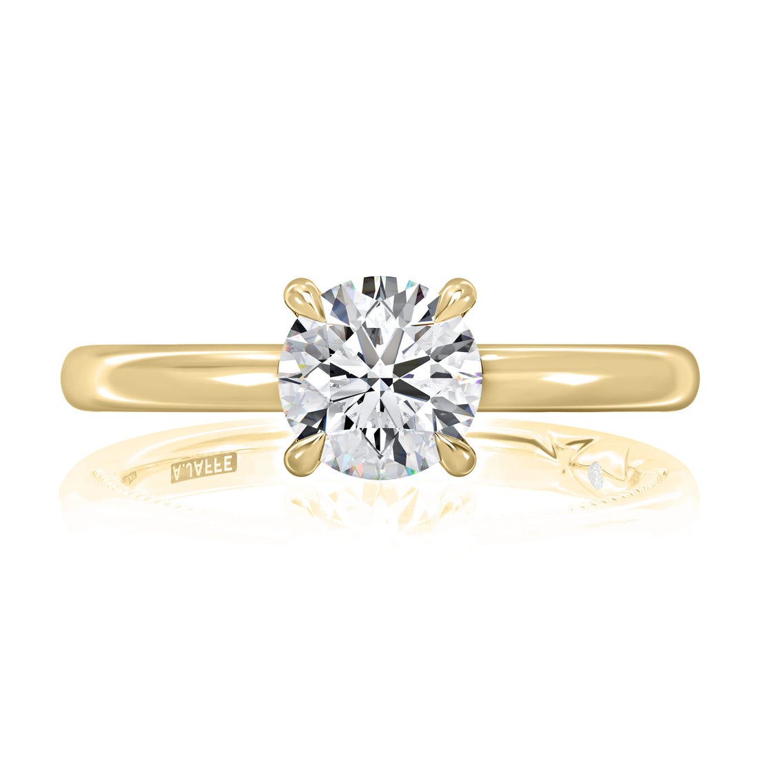 Round Solitaire Diamond Engagement Ring