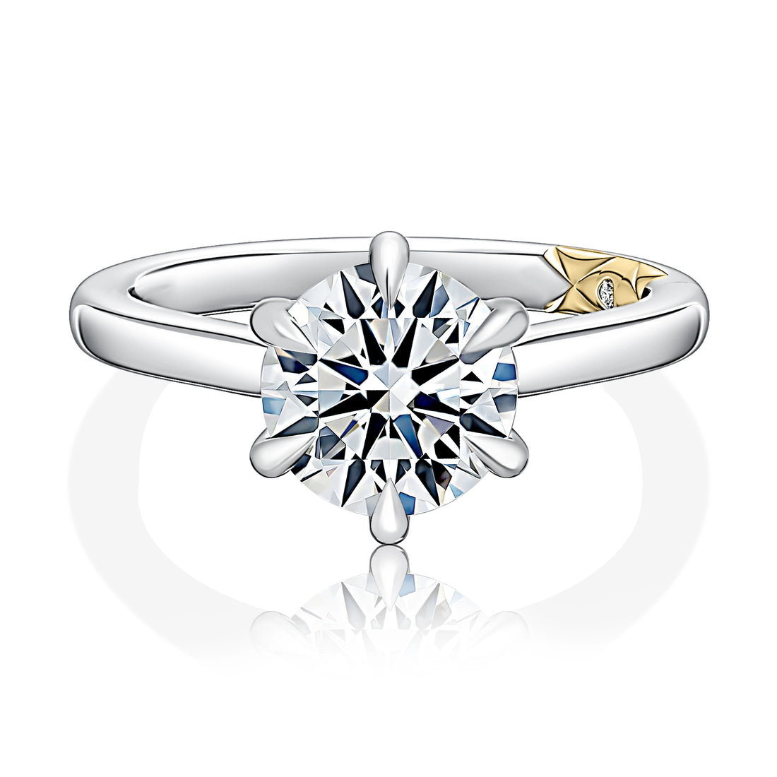 Solitaire Diamond Engagement Ring