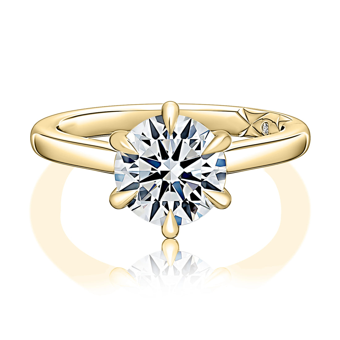 Solitaire Diamond Engagement Ring