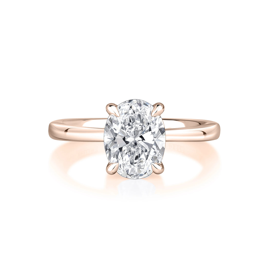 Round Solitaire Diamond Engagement Ring