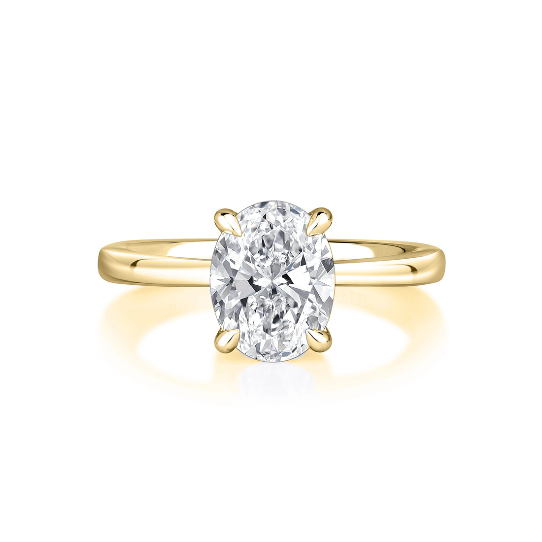 Round Solitaire Diamond Engagement Ring