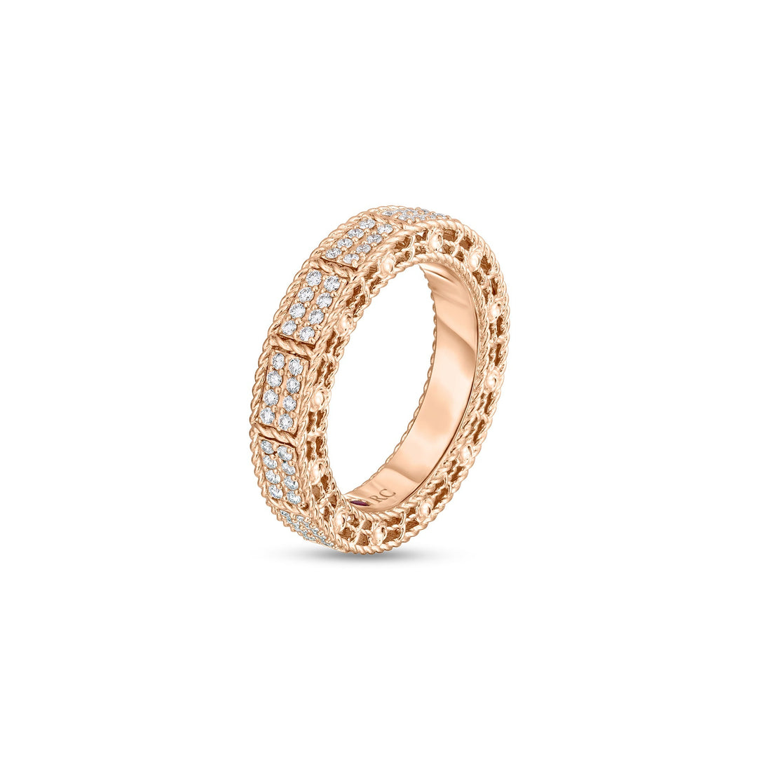 Art Deco Mosaic Pavé Diamond Ring