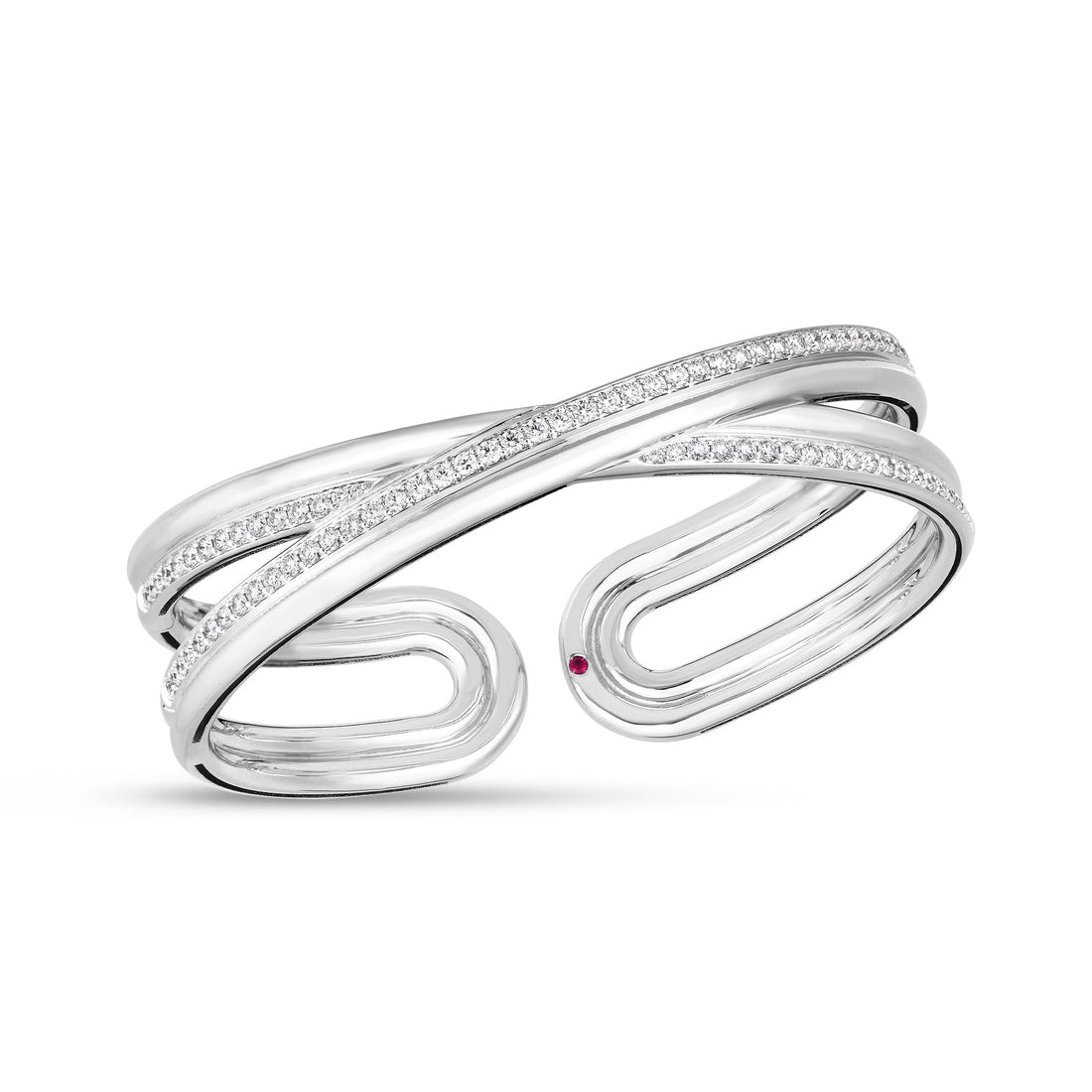 Cialoma Diamond Crossover Bangle