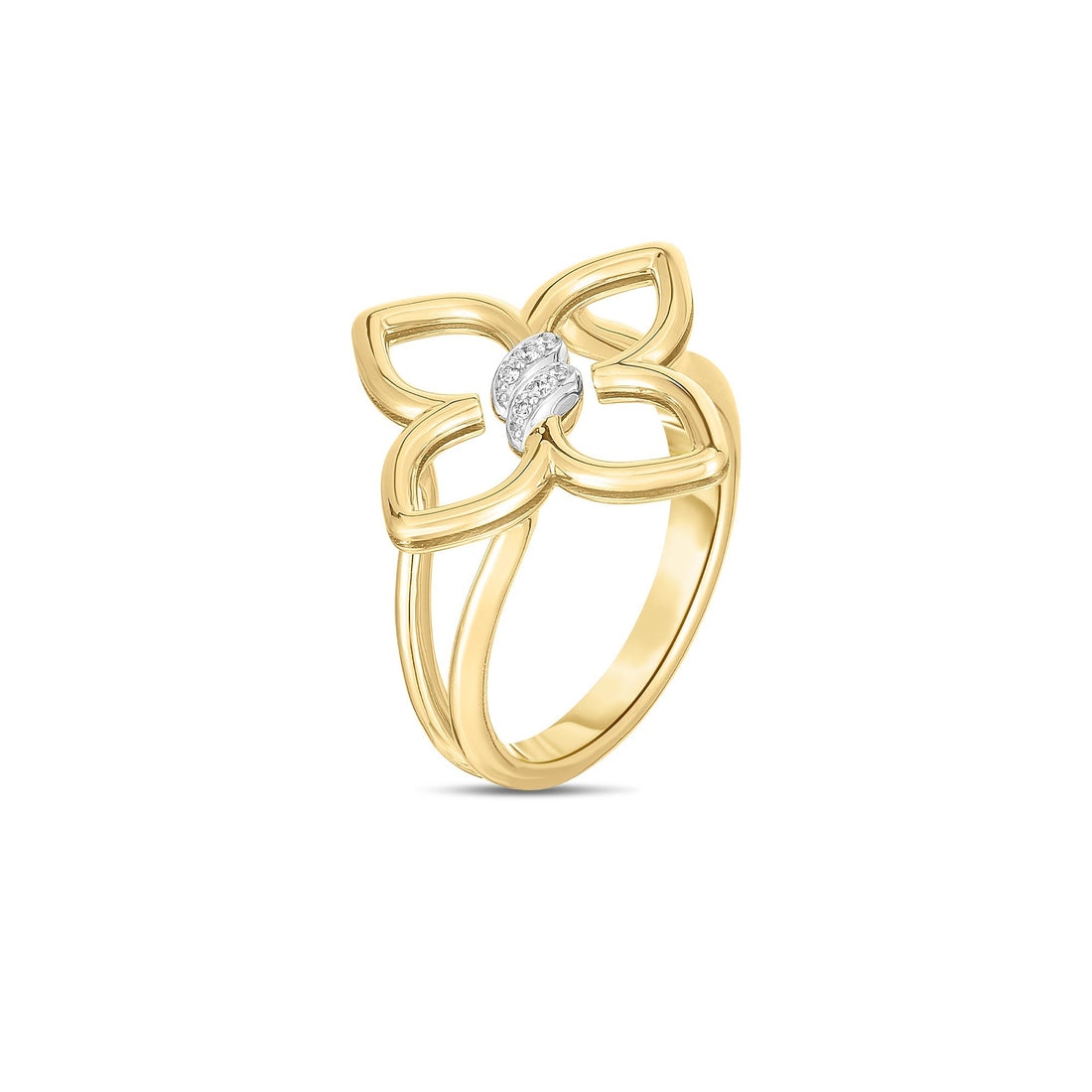 Cialoma Extra Small Diamond Flower Ring