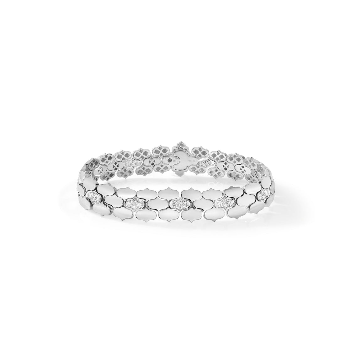 Cobra Diamond Wide Bracelet