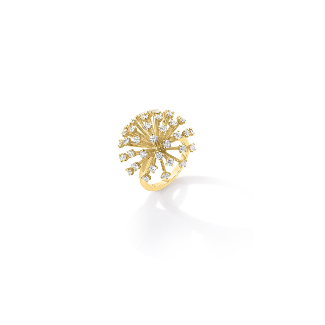 Dandelion Diamond Ring