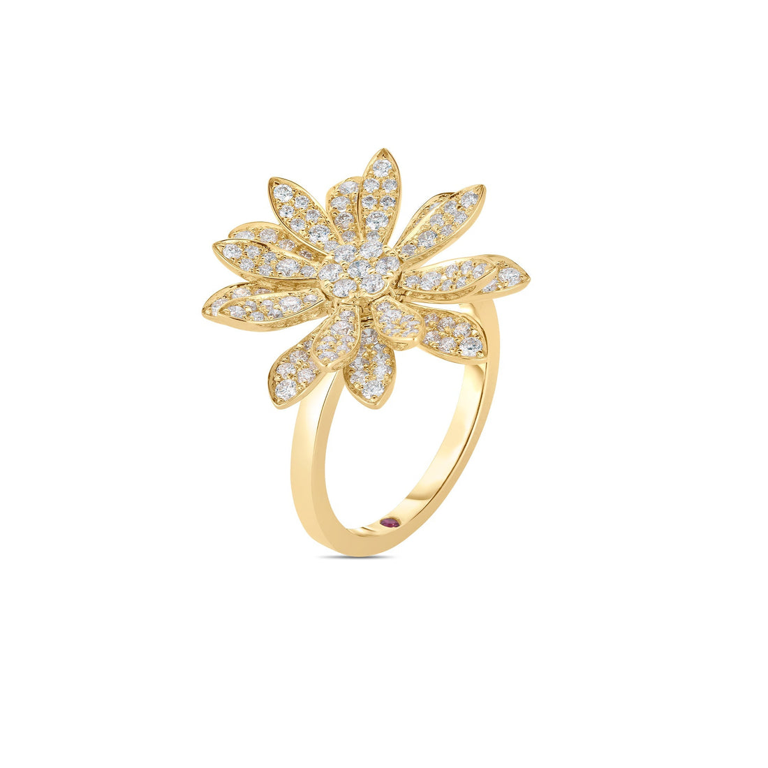 Margherita Pavé Diamond Flower Ring