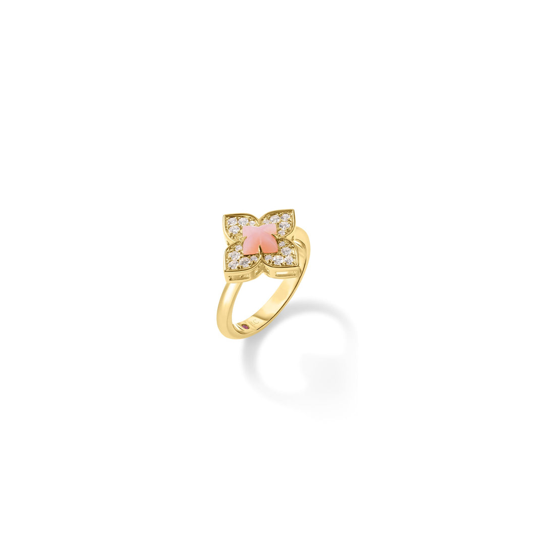 Venetian Princess Carnival Pavé Diamond and Gemstone Flower Ring