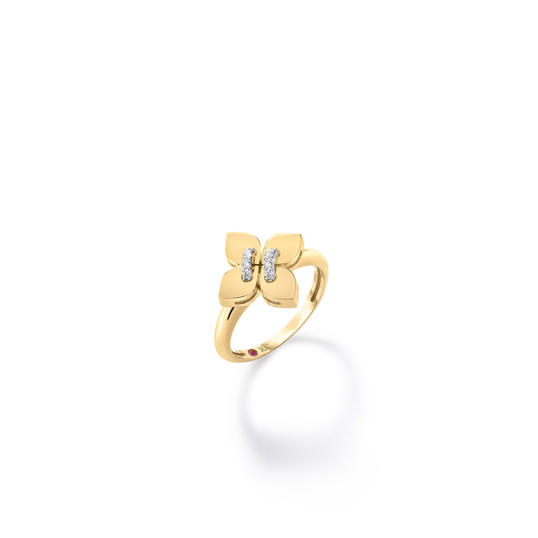 Love in Verona Small Diamond Flower Ring