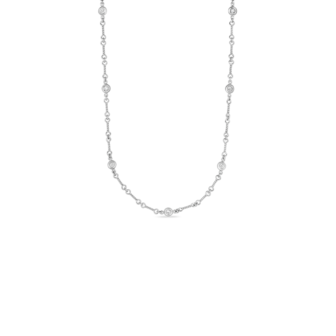 Diamonds By the Inch Seven Station Dog Bone Necklace
