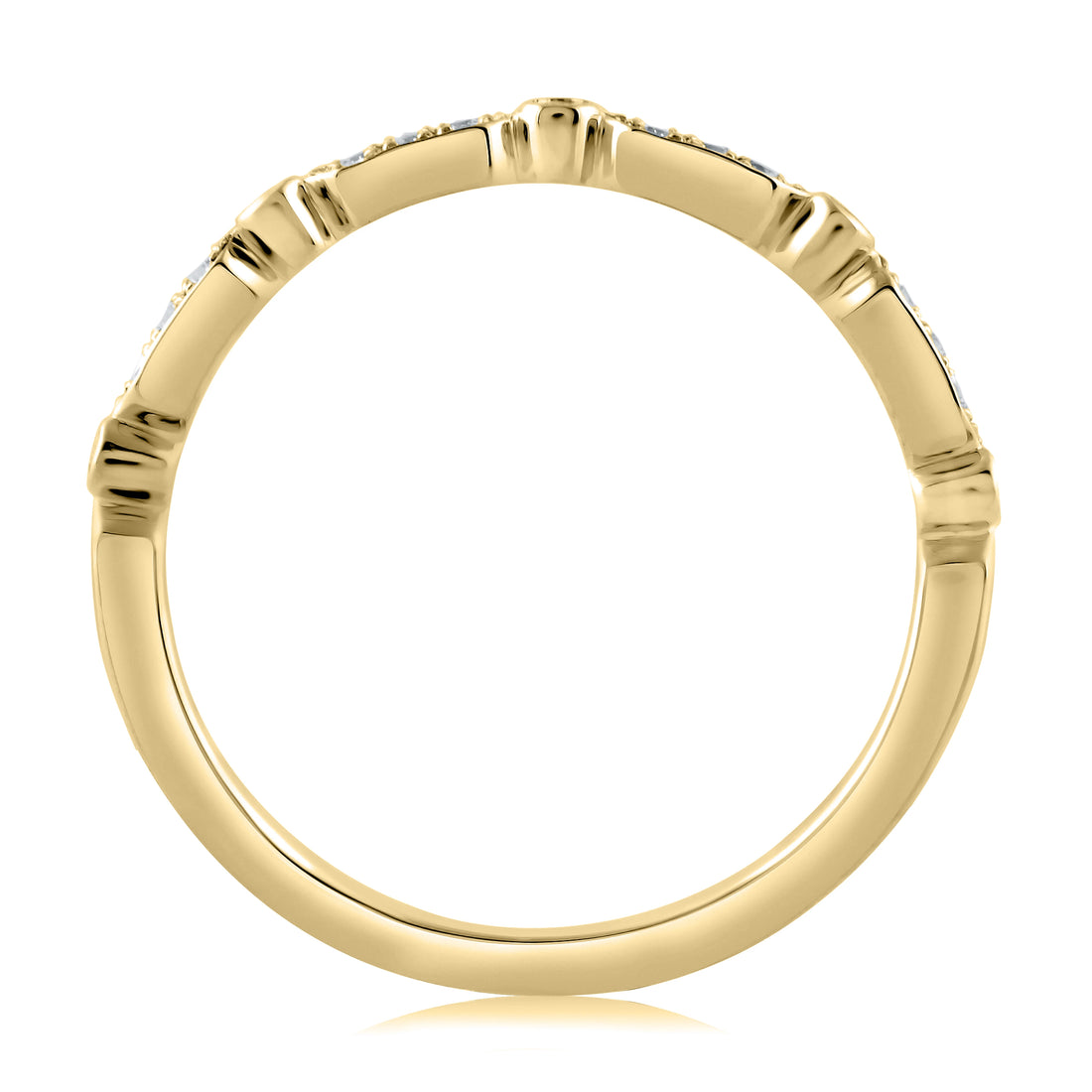 Pavé Diamond Wedding Band