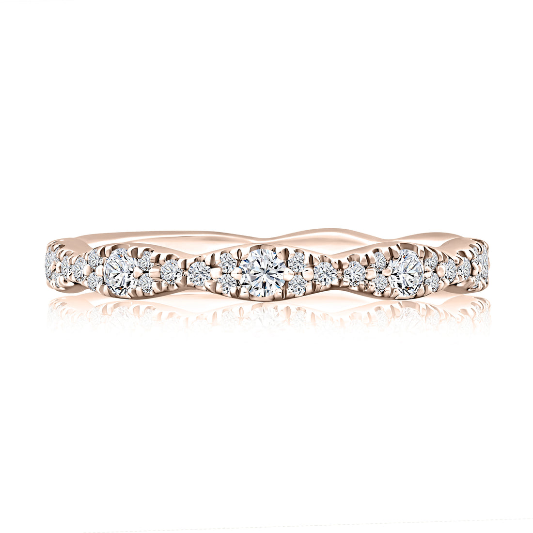 Pavé Diamond Wedding Band