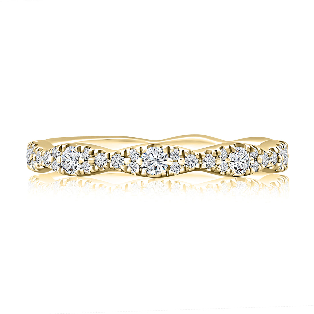 Pavé Diamond Wedding Band