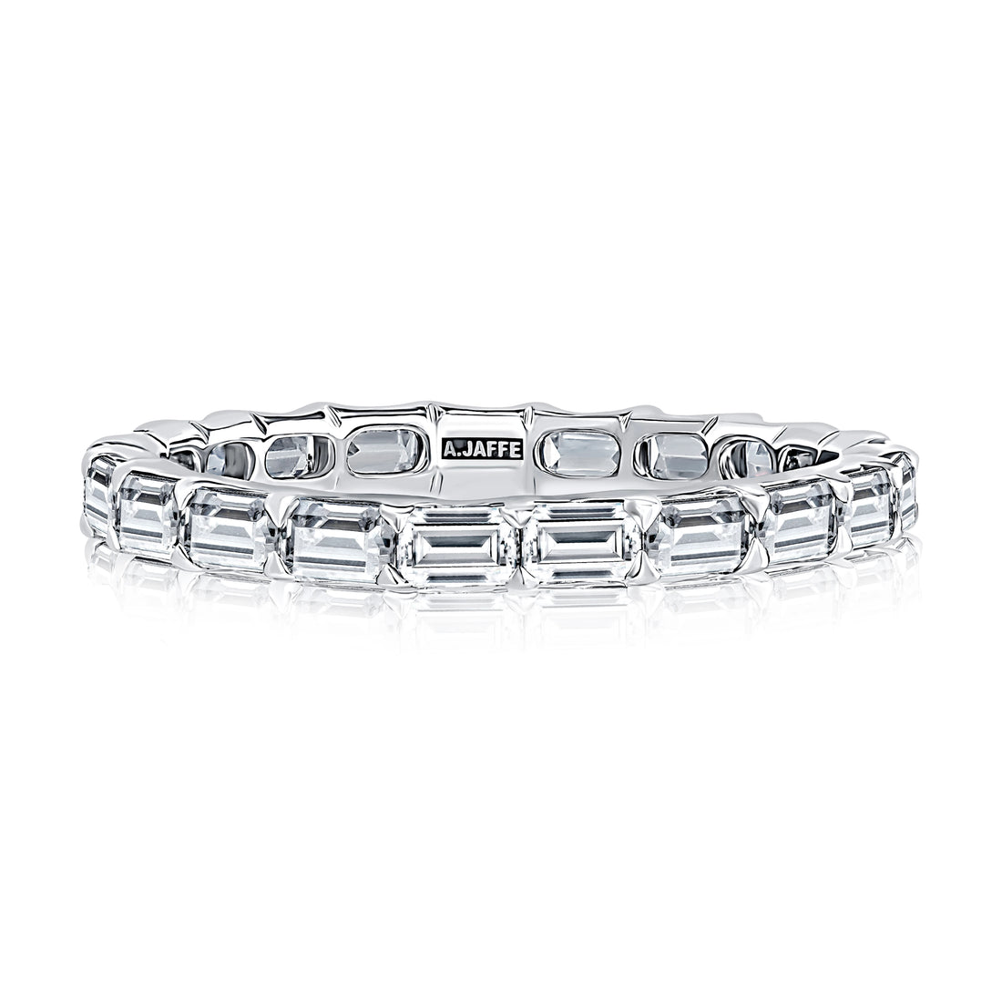 Bezel Set Diamond Wedding Band