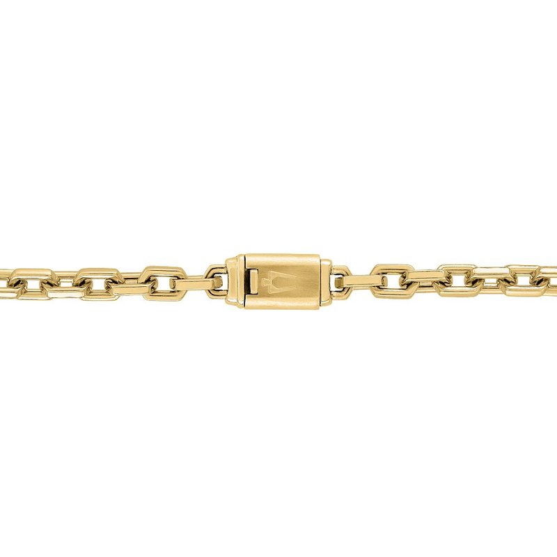 Bulova Stainless Steel Luxury Jewelry Mens Bracelet