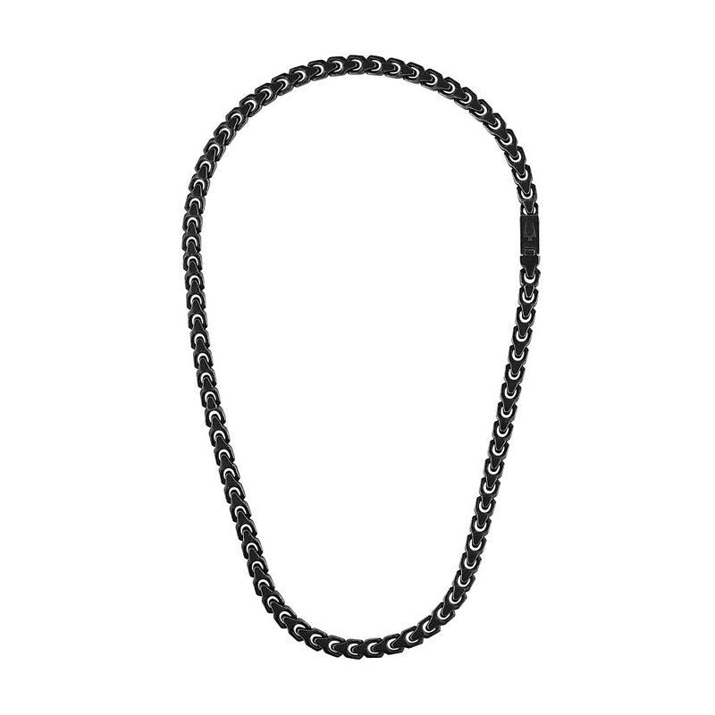 Bulova Stainless Steel Classic Jewelry Mens Necklace