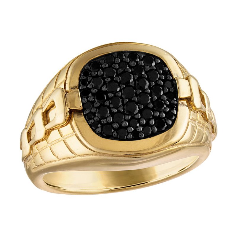 Bulova Sterling Silver 925 Luxury Jewelry Mens Ring