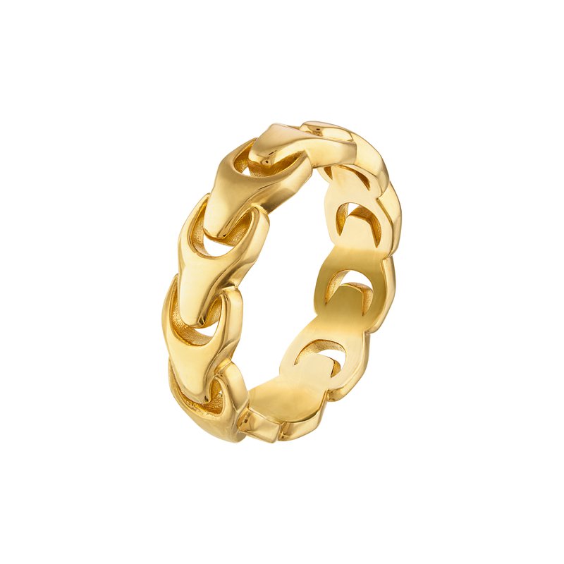 SILVER 2.5 MIC 14K GP GENTS RING