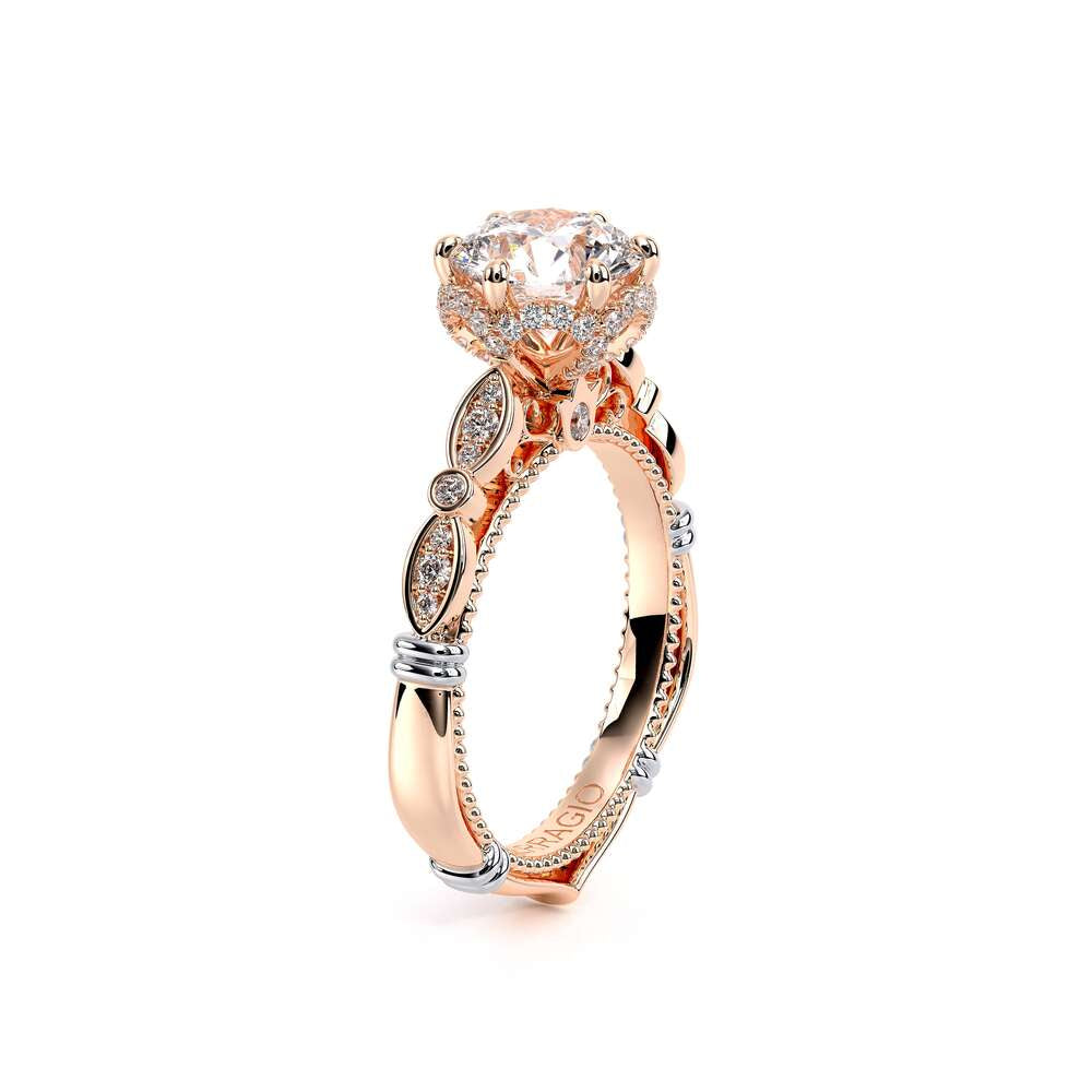 Parisian-151r-18k Rose Gold Round