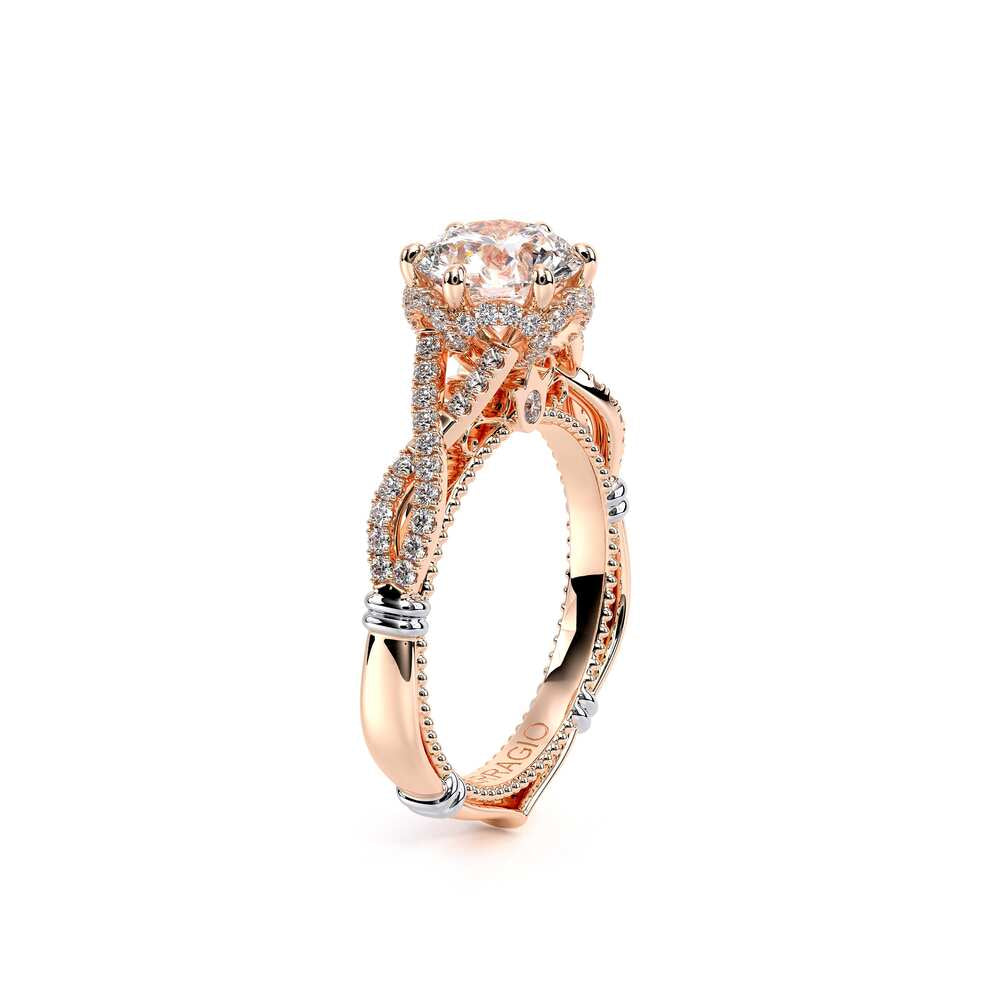Parisian-153r-18k Rose Gold Round