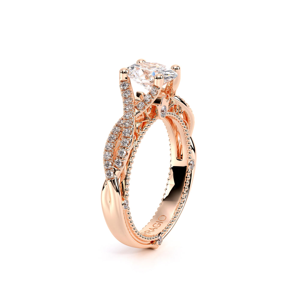 Venetian-5003ov-14k Rose Gold Oval