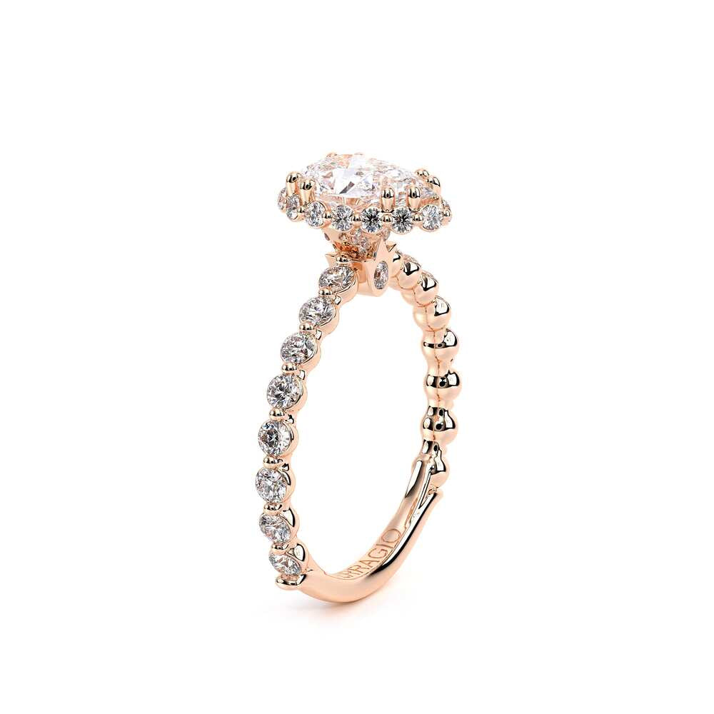 Renaissance-984PEAR20-18K Rose Gold Pear