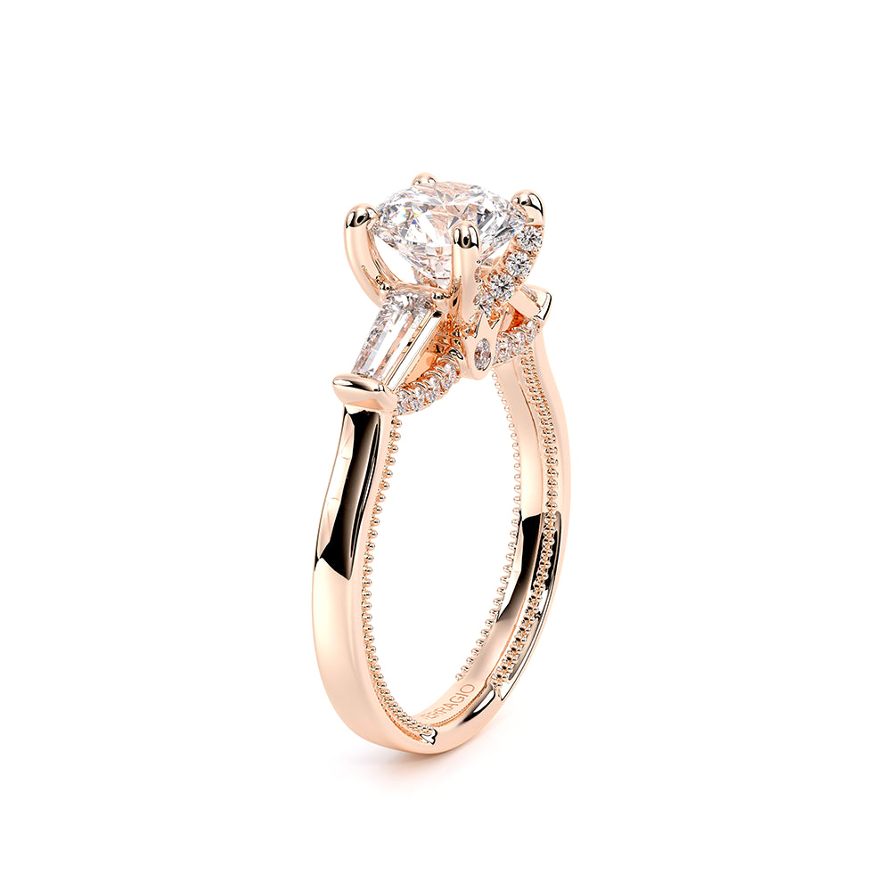 Renaissance-991R-S-18K Rose Gold Round