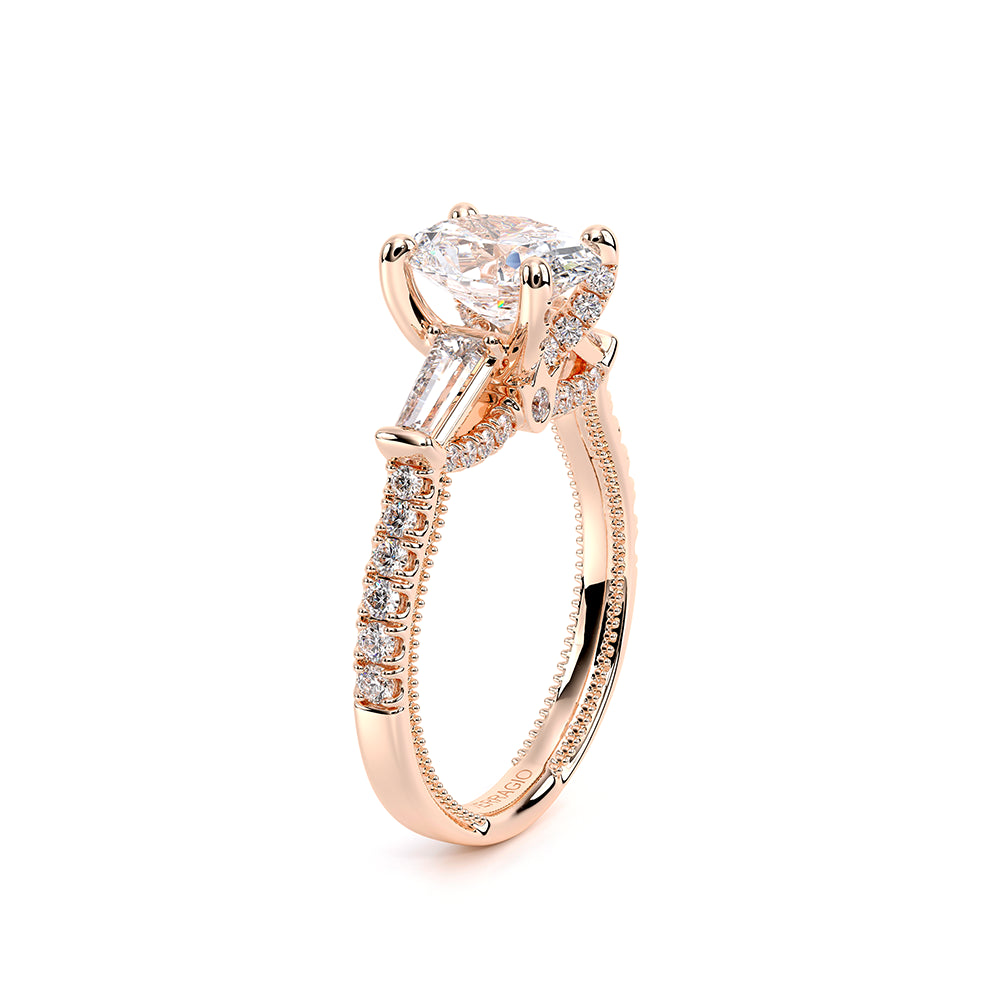 Renaissance-991OV15-18K Rose Gold Oval