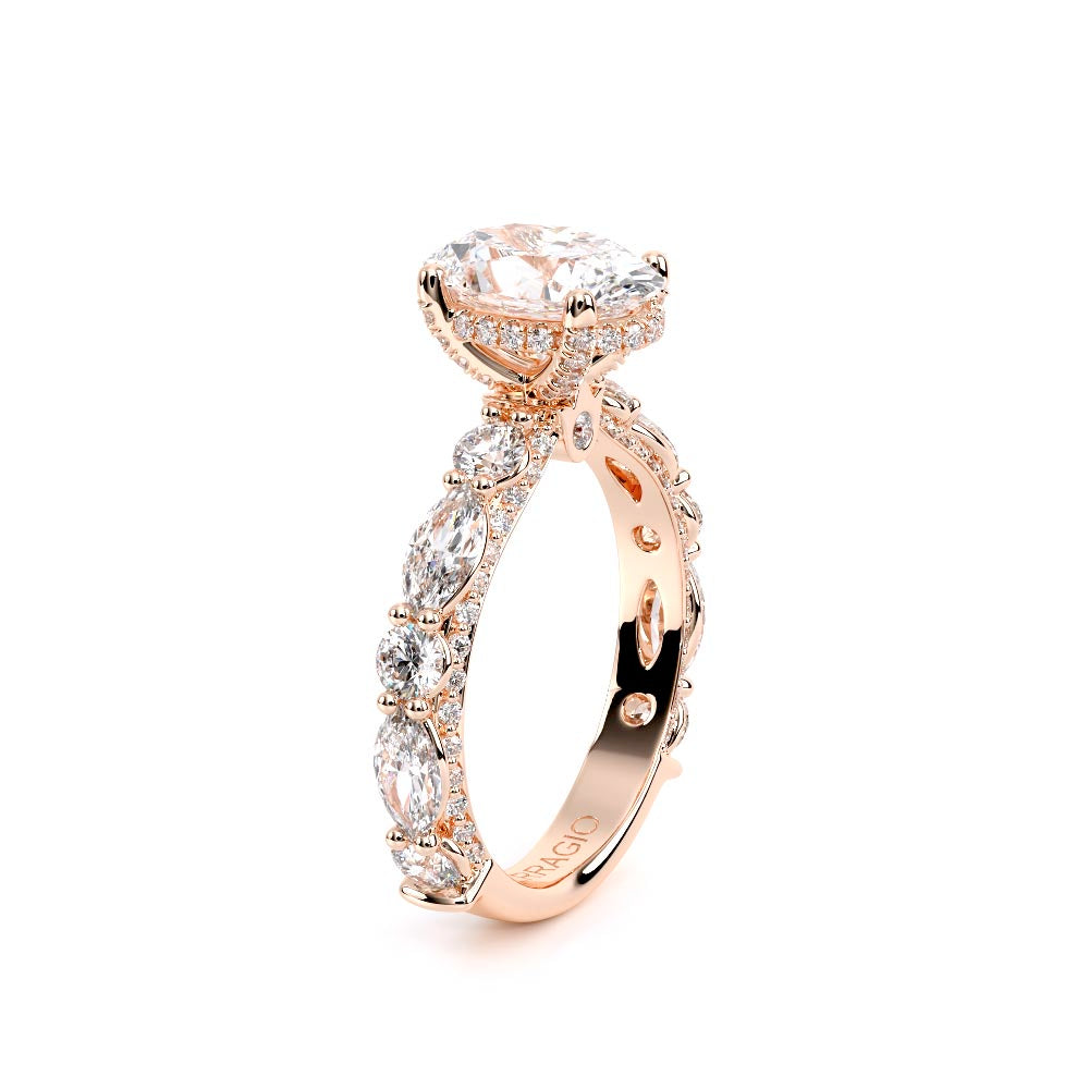 Couture-0490OV30-14K Rose Gold Oval