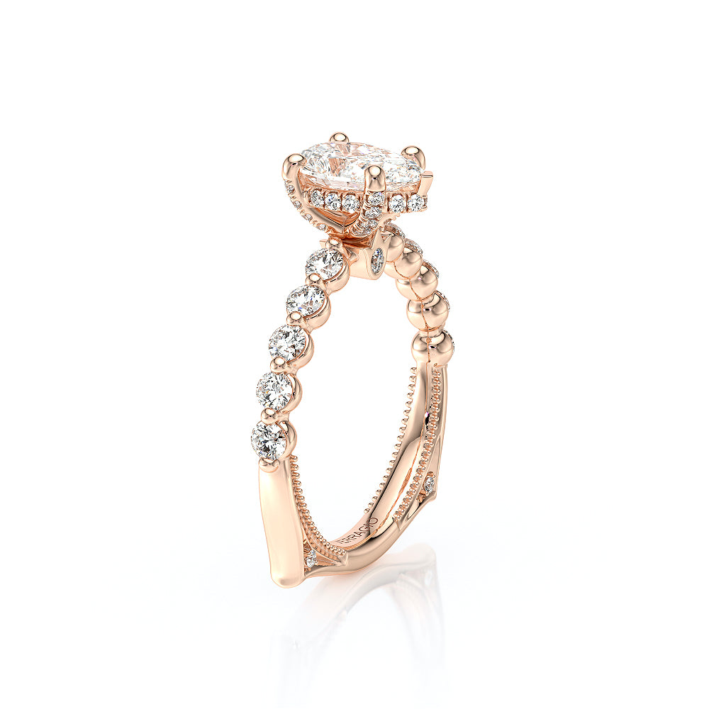 Vanguard-2201PS-14K Rose Gold Pear