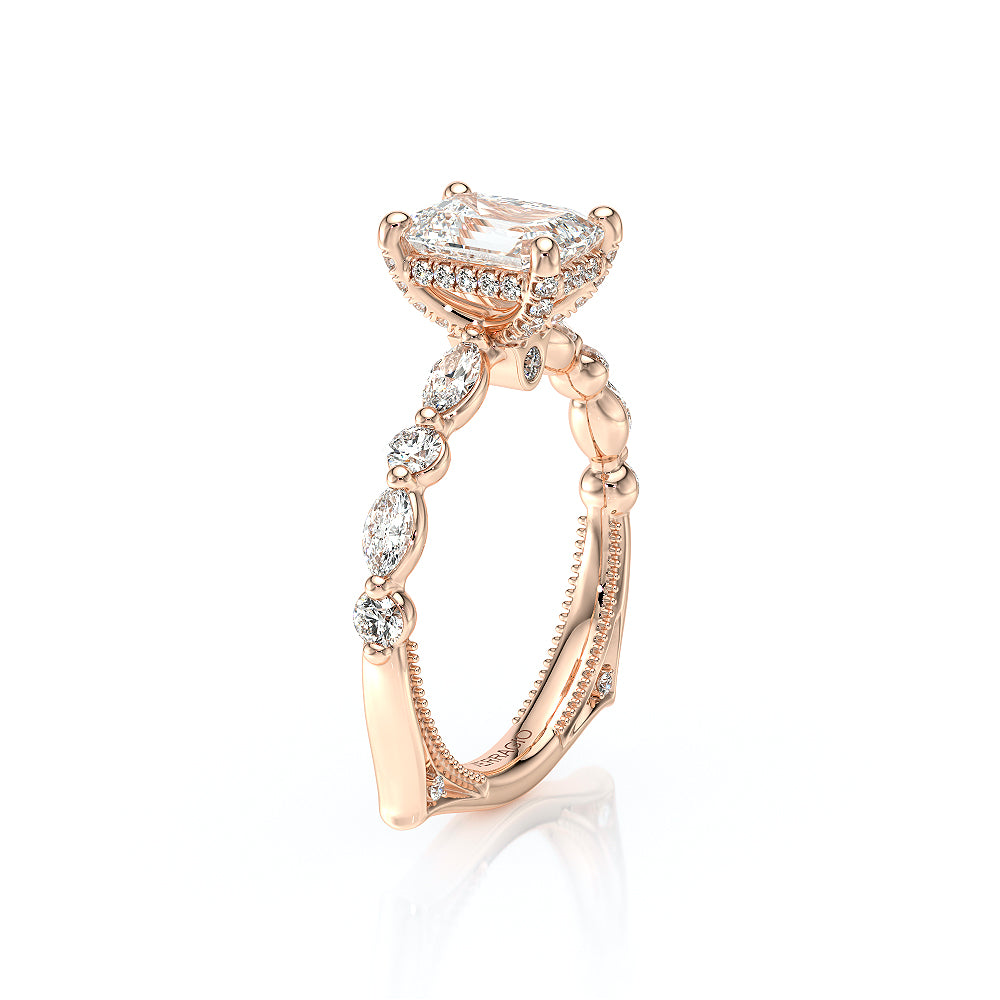 Vanguard-2202EM-18K Rose Gold Emerald