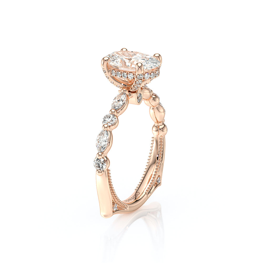 Vanguard-2202OV-18K Rose Gold Oval