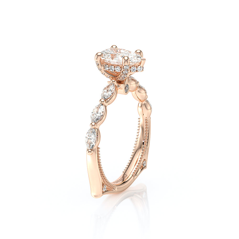 Vanguard-2205ps-18k Rose Gold Pear