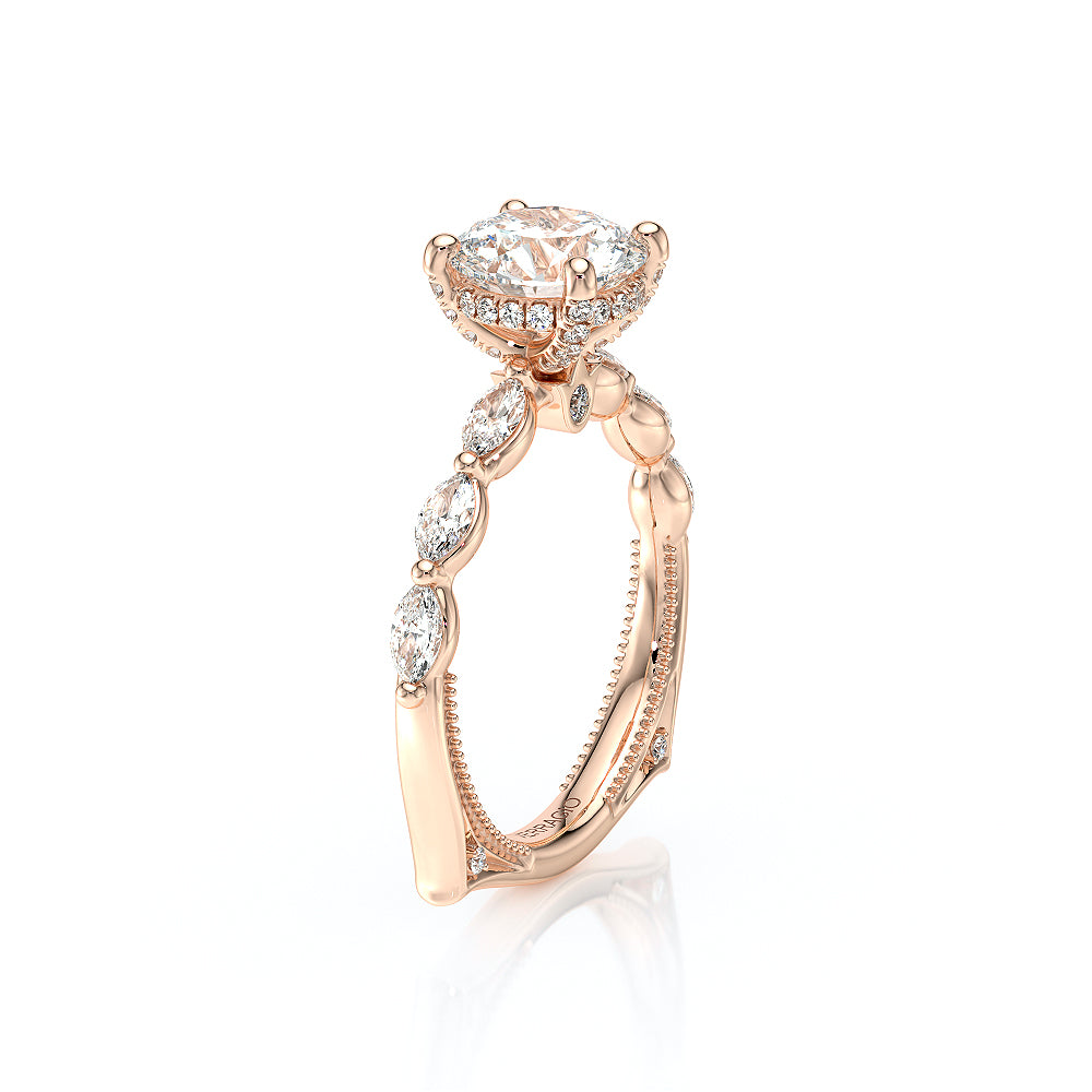Vanguard-2205r-14k Rose Gold Round