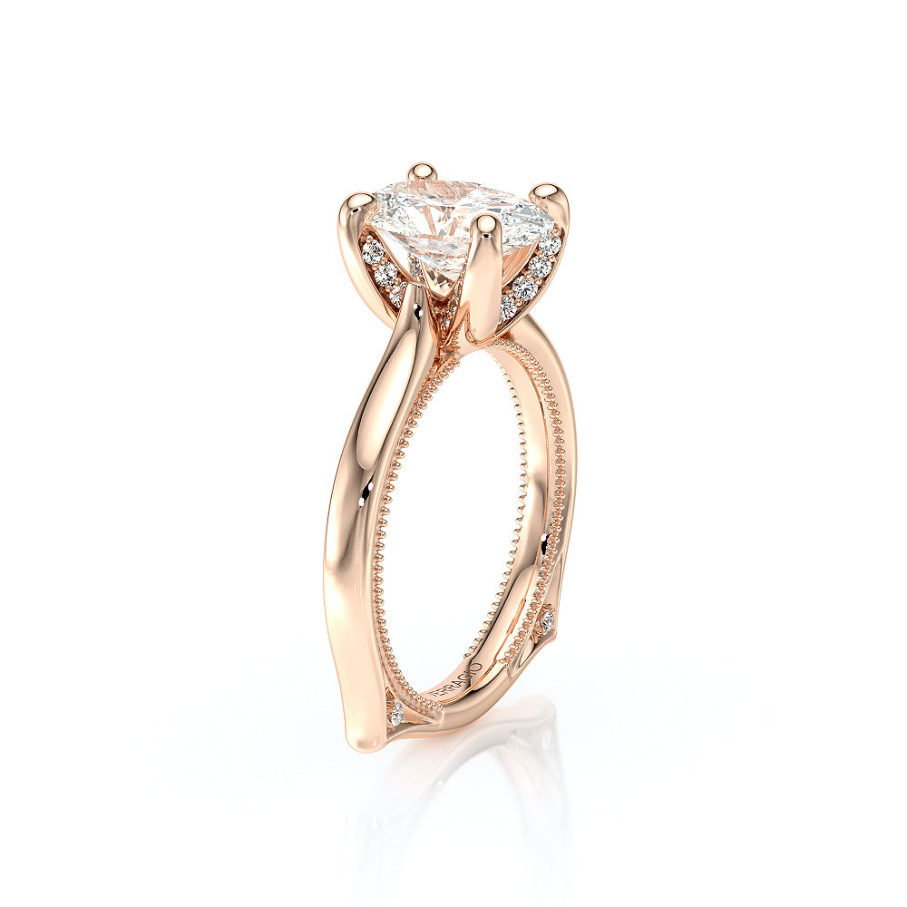 Vanguard-2207OV-S-14K Rose Gold Oval